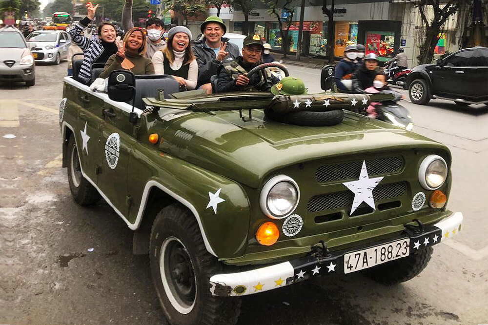 jeep army tour hanoi