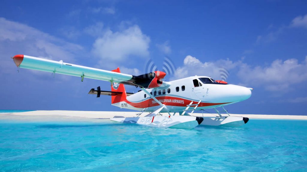 maldives seaplane ride